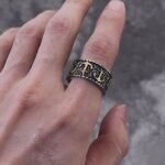 Anchor Wide Band Ring – Nautical Strength in Rugged Stainless Steel - Image 4