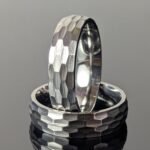 Hammer Forged Ring – Brushed Matte Finish Minimalist Band