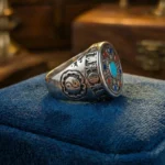 Mystic Compass – Vintage Symbol Ring - Image 2