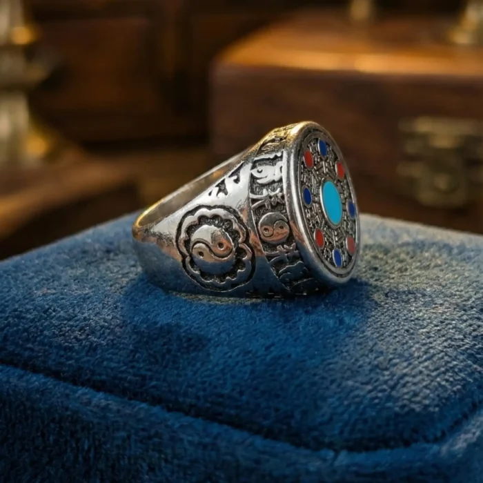 Mystic Compass – Vintage Symbol Ring - Image 2