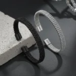Titan Weave – Modern Cuff Bracelet