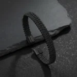 Titan Weave – Modern Cuff Bracelet - Image 2