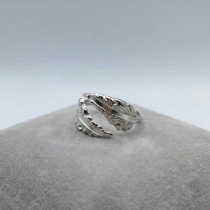Hidden Leaf – Adjustable Ring - Image 2